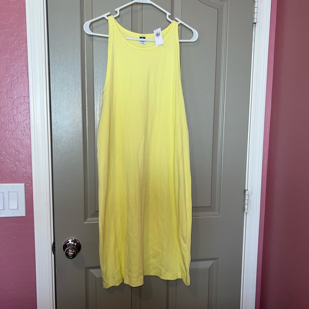 NWT Old Navy yellow mini dress size xxl